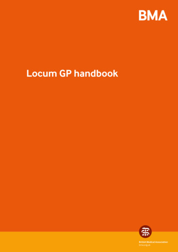 Locum GP Handbook - BMA