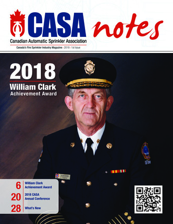 Canada's Fire Sprinkler Industry Magazine 2018 1 2018