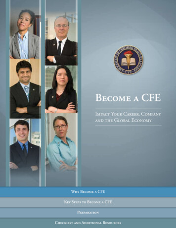 Become A CFE