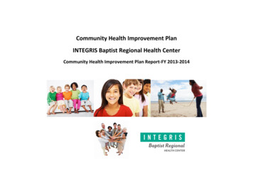 Community Health Improvement Plan INTEGRIS Baptist Regional Health Center