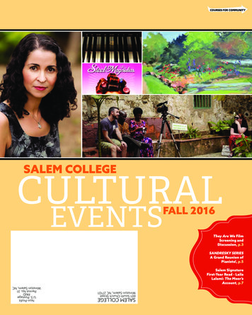 Salem College Cultural