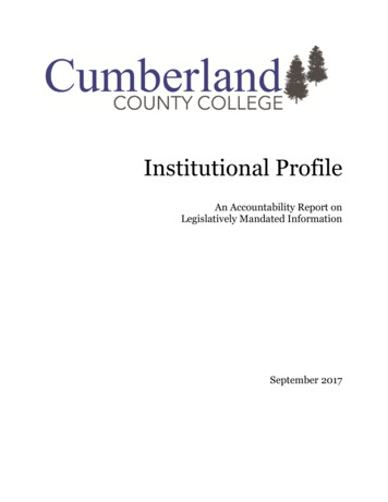 Institutional Profile - State