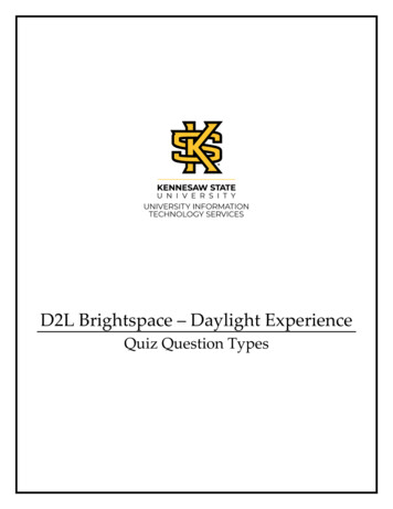 D2L Brightspace Daylight Experience