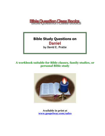 Bible Study Questions On Daniel
