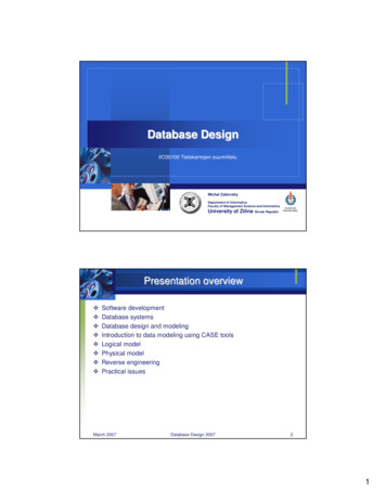 Jypoly - Database Design 2007 - JAMK