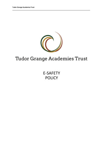 E-SAFETY POLICY - Tudor Grange Academy, Worcester