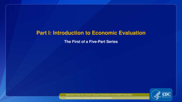 Part 1: Introduction To Economic Evaluation