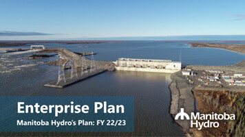 Enterprise Plan FY 22/23 - Manitoba Hydro