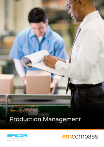 Production Management - Encompass-inc 