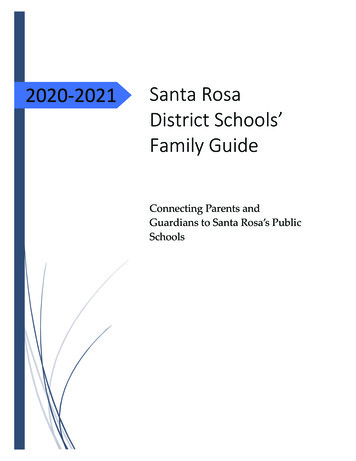 Family Guide - Santa Rosa District Schools, Florida