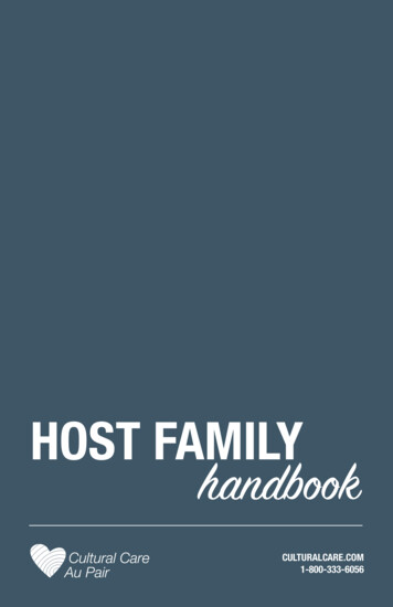 HOST FAMILY Handbook - Au Pair News