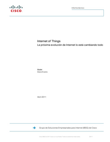 Internet Of Things - Cisco