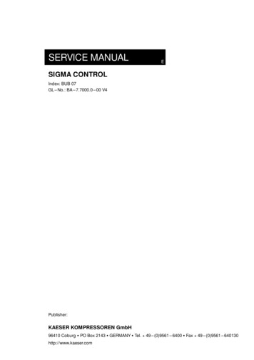 SERVICE MANUAL - Sam Svoj Majstor