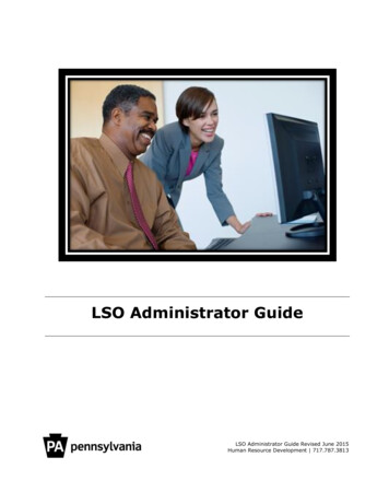 LSO Administrator Guide