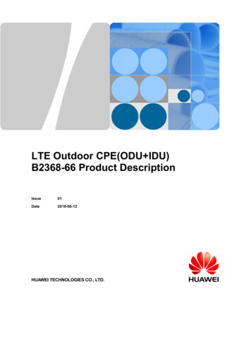 LTE Outdoor CPE B2368-66 Product Description 01 - 5G Router
