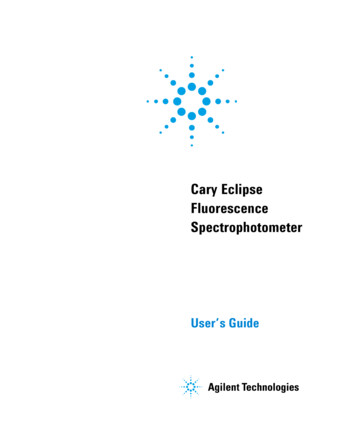 Cary Eclipse Fluorescence Spectrophotometer