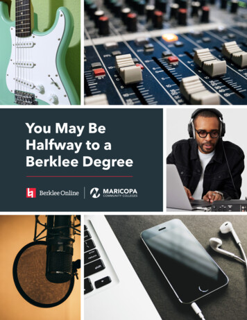 You May Be Halfway To A Berklee Degree - Berklee Online
