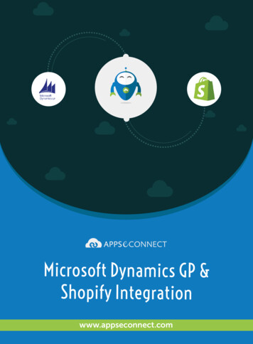 Microsoft Dynamics GP Shopify - Appseconnect 