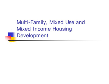 Mixed Use And Mixed Income Housing Development