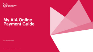 My AIA Online Payment Guide