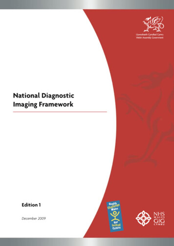 National Diagnostic Imaging Framework - NHS Wales