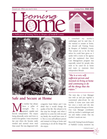 A Publication Of Visiting Nurse & Hospice Of Fairfield County