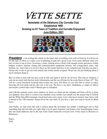VETTE SETTE - Oklahoma City Corvette Club