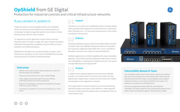 Protection For Industrial Controls And Critical Infrastructure Networks .