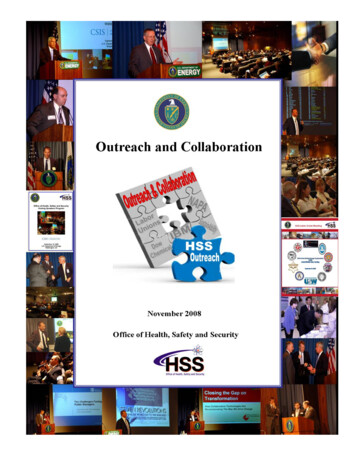 Outreach And Collaboration - Energy