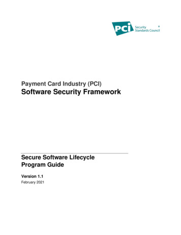 Payment Card Industry (PCI) Software Security Framework