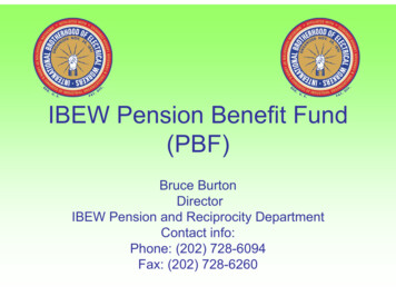 IBEW Pension Benefit Fund (PBF)