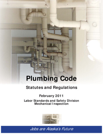 Plumbing Cover Feb 2011 - Alaska