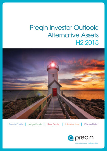 Preqin Investor Outlook: Alternative Assets H2 2015