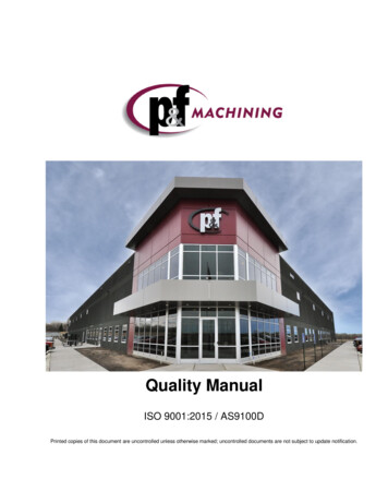 Quality Assurance Manual - TECO-Westinghouse