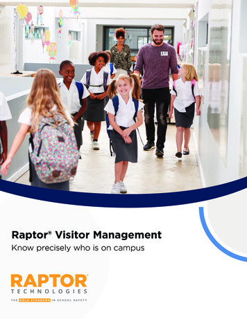 Raptor Visitor Management
