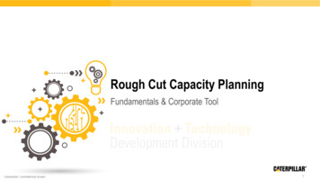 Rough Cut Capacity Planning