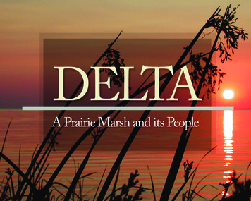 A Prairie Marsh And Its People - Manitoba Historical Society