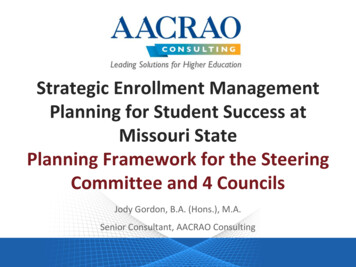 Strategic Enrollment Management Planning For Student Success At .
