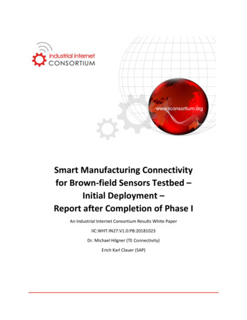 Smart Manufacturing Connectivity For Brownfield Sensors Testbed