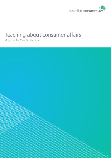 Teaching About Consumer Affairs