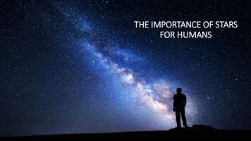 The Importance Of Stars For Humans - European Commission