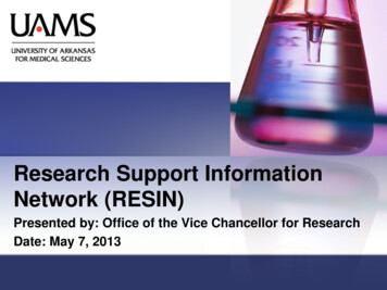 UAMS Research Information Support Network