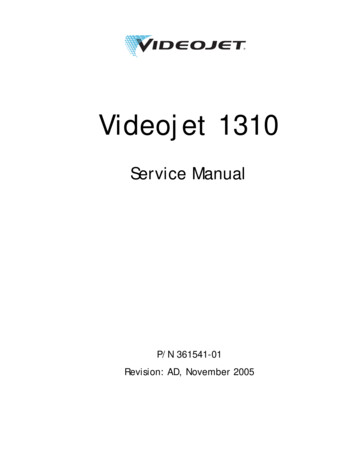 Videojet 1310 Service Manual - Representaciones Industriales
