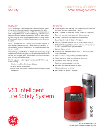 VS1 Intelligent Life Safety System