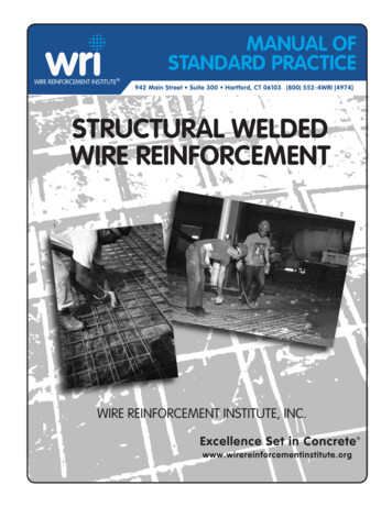 Structural Welded Wire Reinforcement