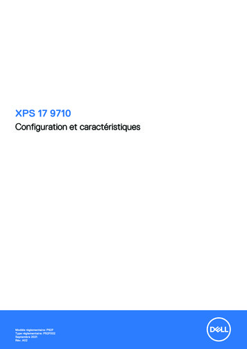 XPS 17 9710 Configuration Et Caractéristiques - Dell