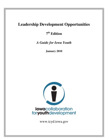 Youth Leadership Development Opportunities Guide