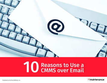 10 Reasons To Use A CMMS Over Email - FTMaintenance CMMS