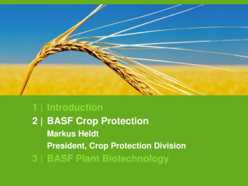 3 BASF Plant Biotechnology