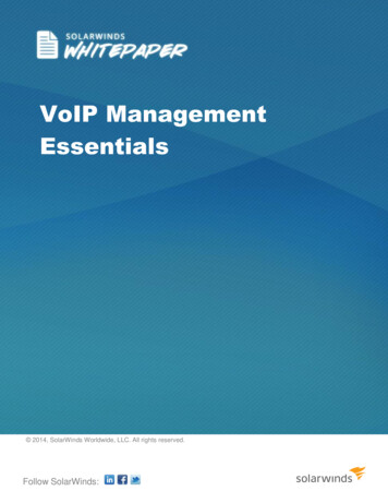 VoIP Management Essentials